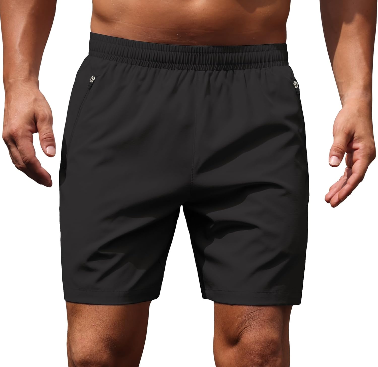 Sailwind Men’s Athletic Running Shorts 7" Quick Dry Lightweight Workout Gym Shorts with Zipper Pockets for Basketball Hiking - Image 4