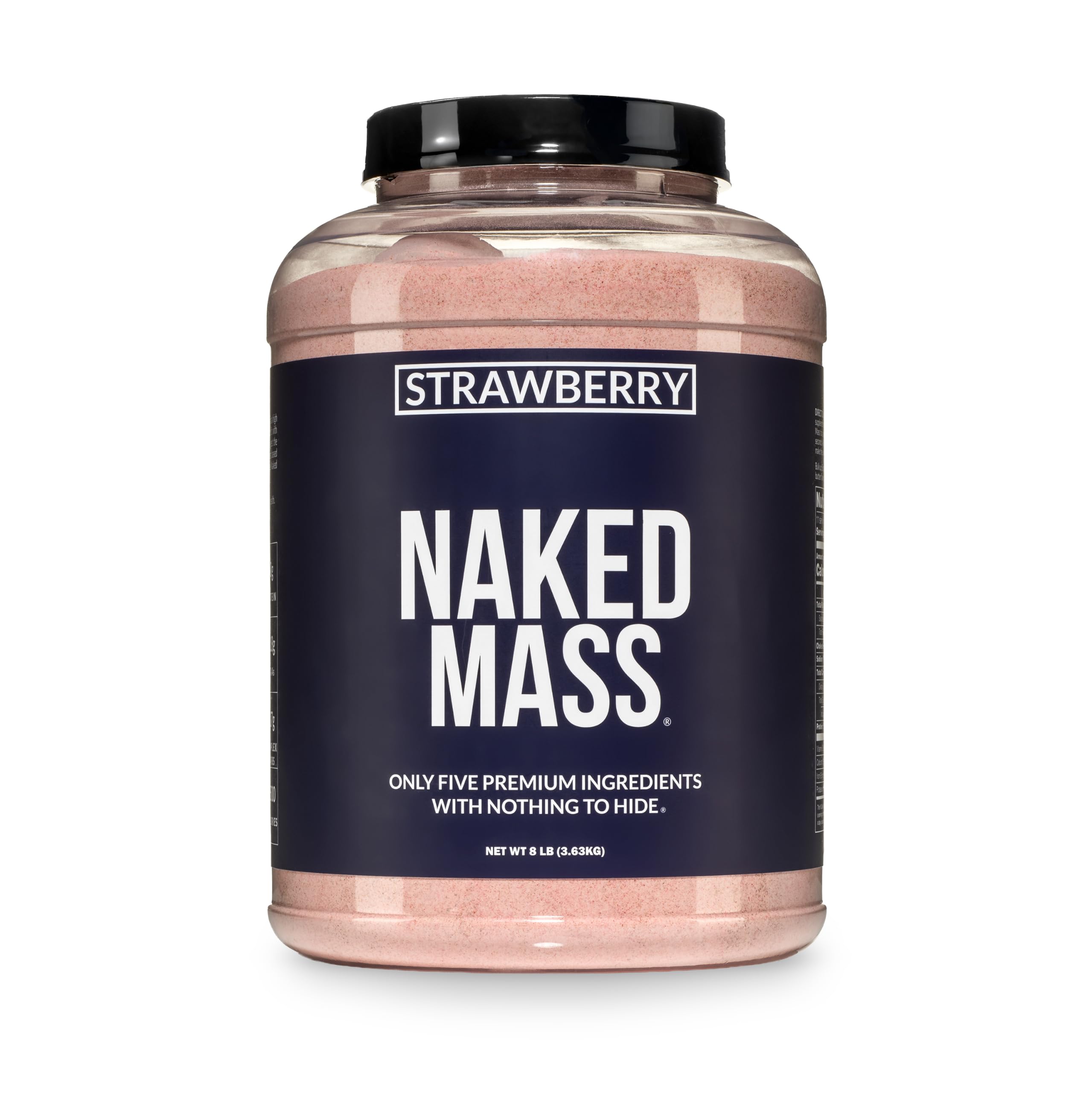 NAKED Mass - Natural Weight Gainer Protein Powder - 8 LB Bulk, NSF Certified, GMO Free, Gluten Free & Soy Free. No Artificial Ingredients - 1,250 Calories per Serving — Amazon image 12