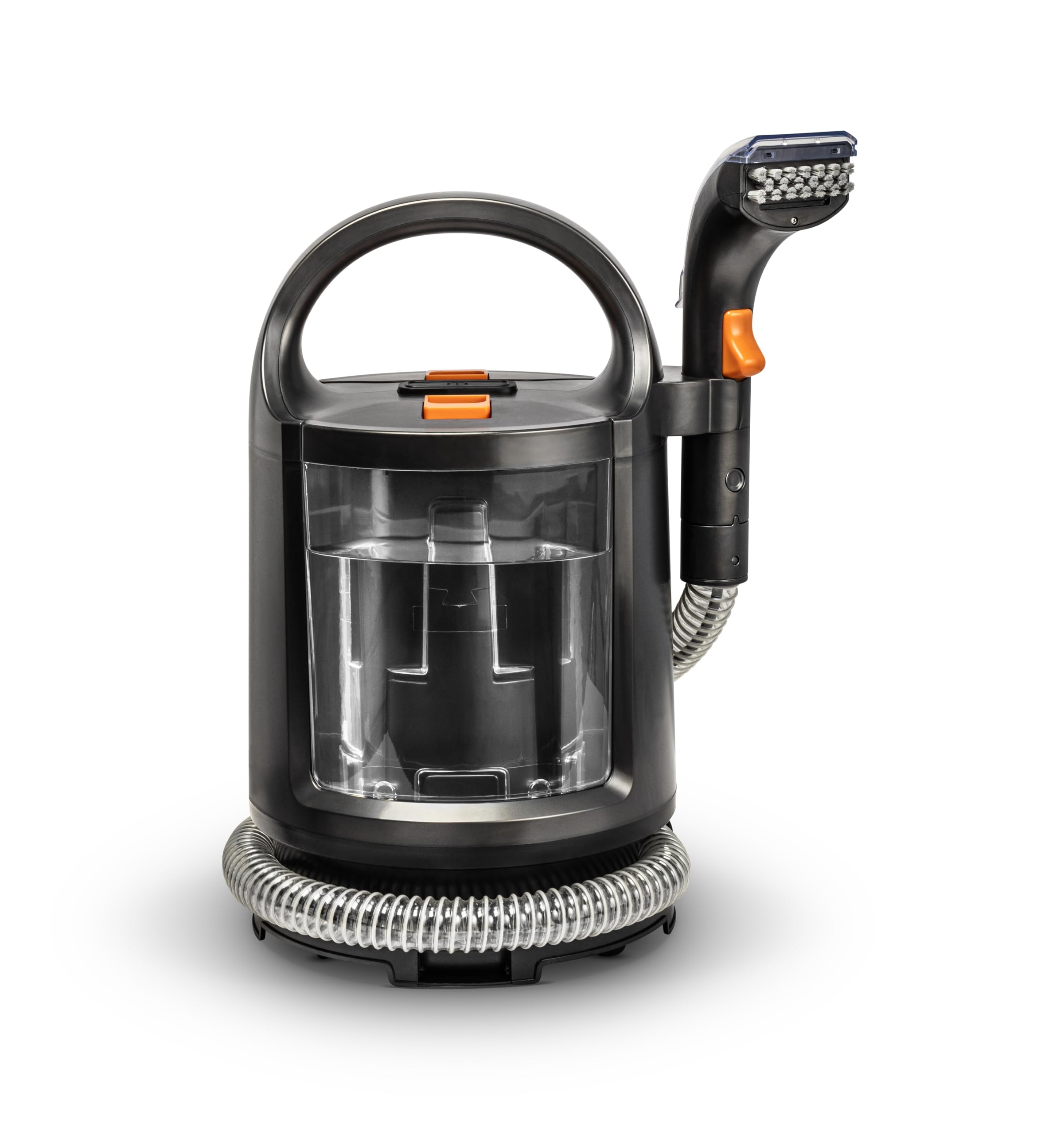 Shampouineuse 400W avec pulvérisateur - Nettoyeur textile à main avec réservoir, injecteur extracteur, détacheur laveur, aspire et nettoie canapés, tissus, moquettes, sièges auto, tapis, câble 5m