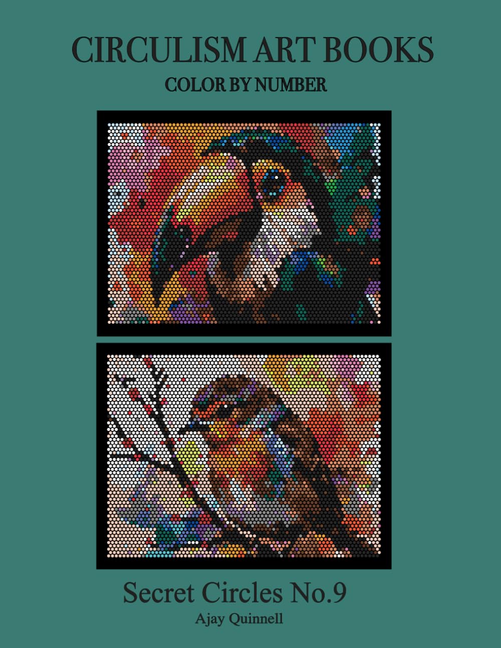 Secret Circles No.9 - Color By Number Circulism Book : Superior paper edition