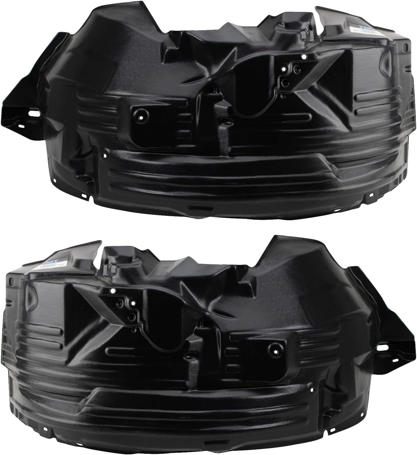 TRQ Front Driver and Passenger Side Inner Fender Liner Set Compatible with 2008-2019 Nissan Frontier V6 4.0L 2005-2007 Frontier Nismo Off-Road SE LE