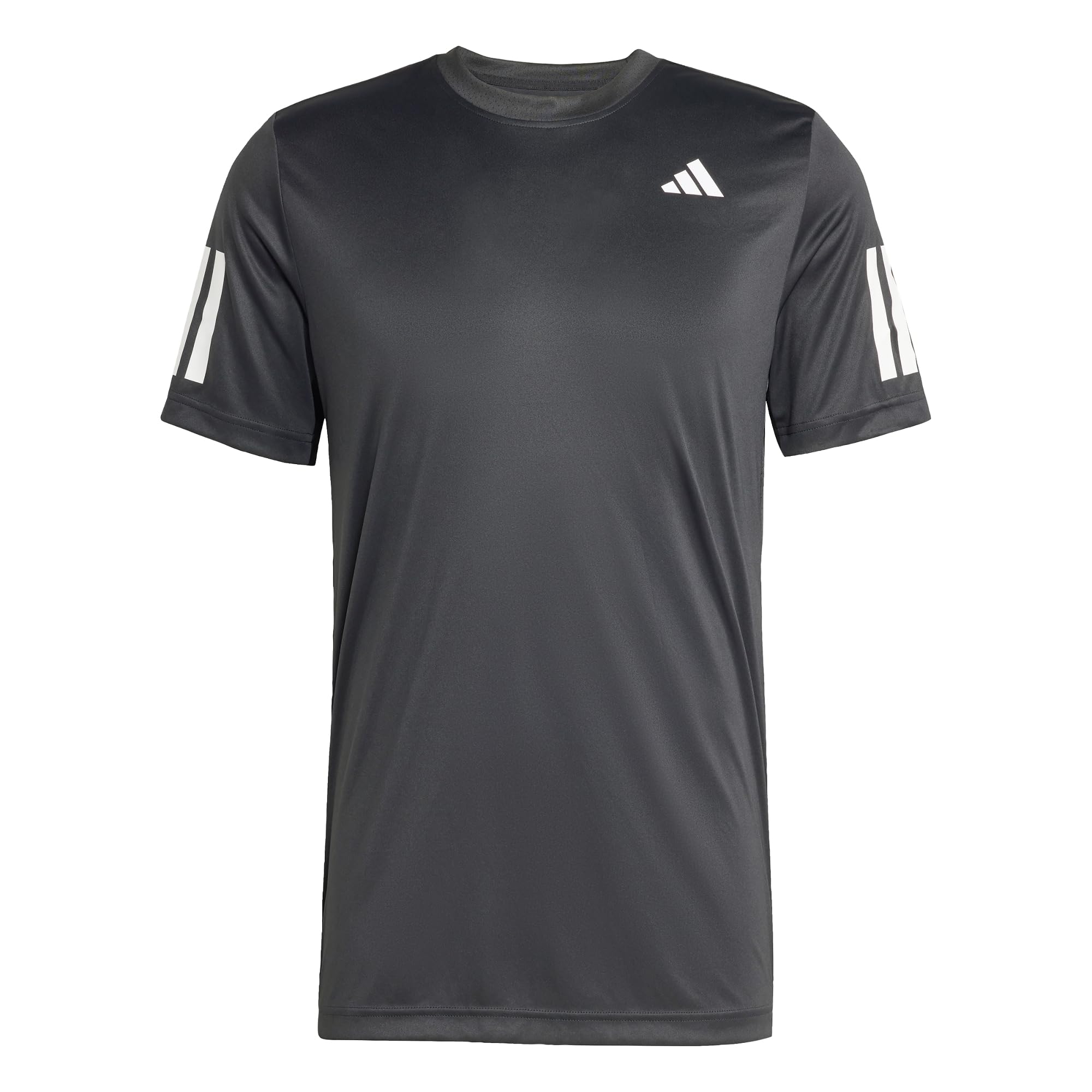 adidas Men's Club Tennis Climacool 3-Stripes T-Shirt, Black, XL