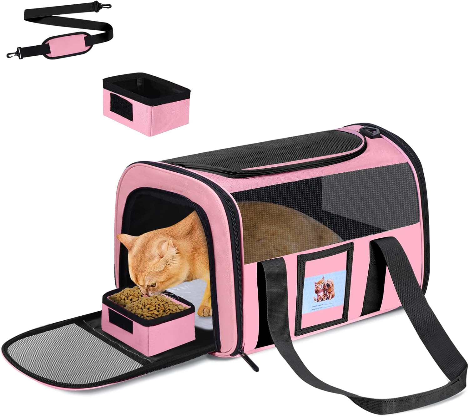 Soft Cat Carrier for Pets Up to 15 lbs – Airline-Approved Travel Bag Soft Cat Carrier for Pets Up to 15 lbs – Airline-Approved Travel Bag