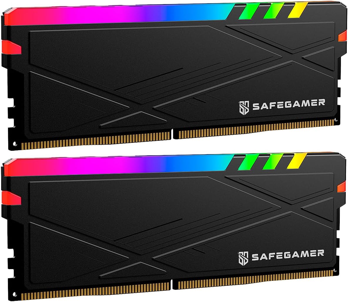 Memória Safe Gamer 8GB DDR4 3600MHz RGB CL18 - SG-MEMH4DPC08GB