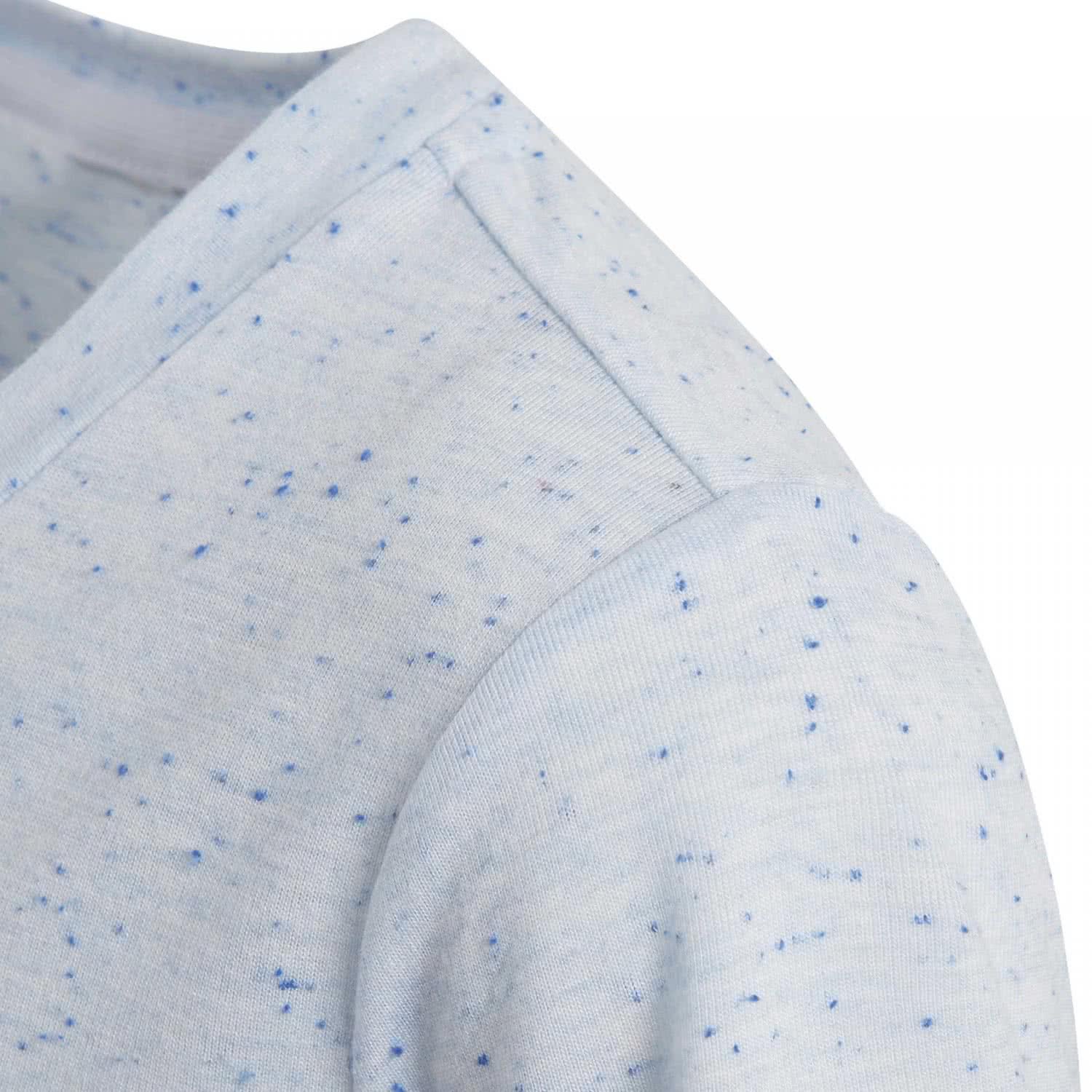 adidas CF6740 T-Shirt Fille Blanc/Aero Blue/Noble Indigo FR : 2XL (Taille Fabricant : 170)