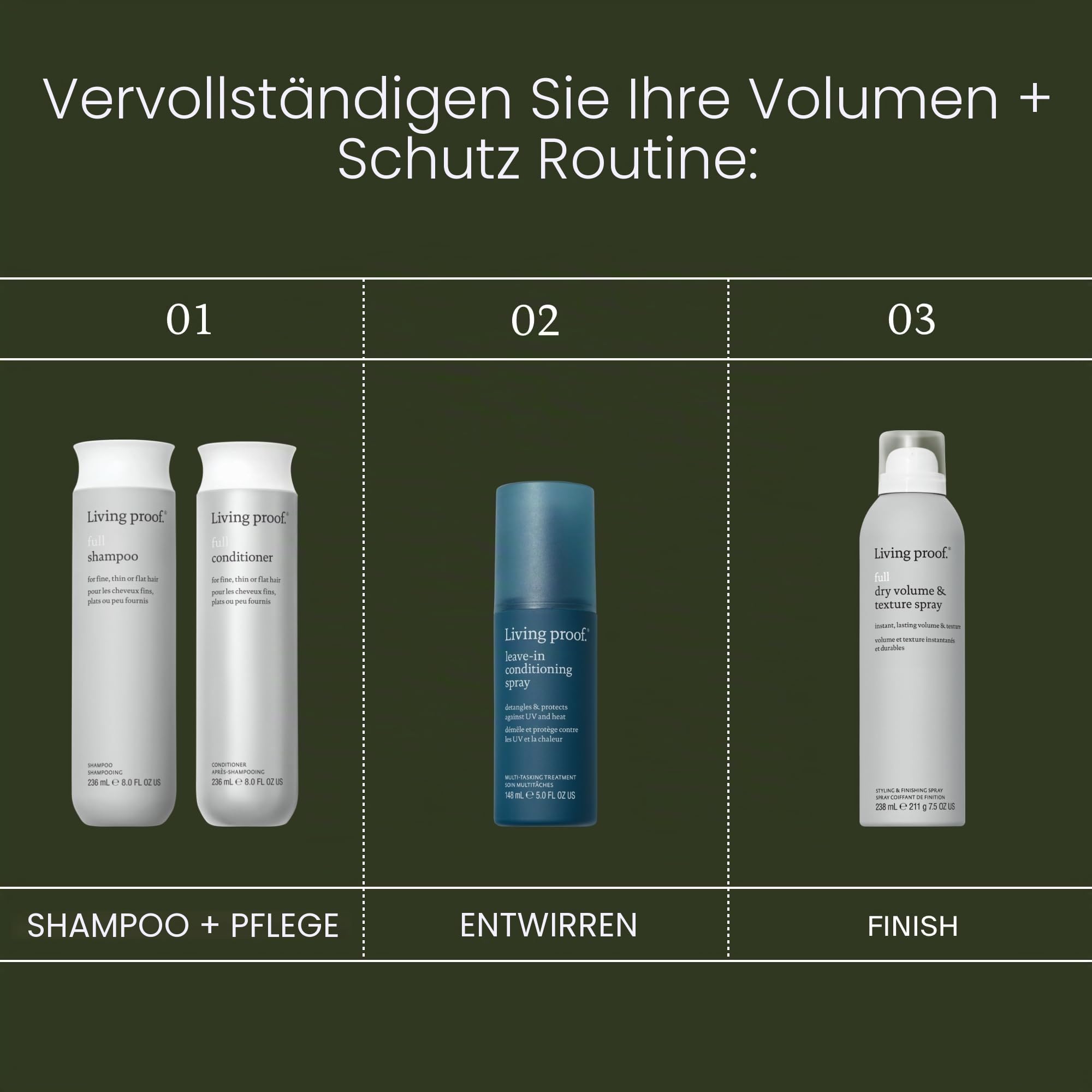 Living Proof Full Conditioner 710ml – Volumen & Pflege für feines Haar – Silikonfrei, farbsicher & feuchtigkeitsspendend – Für mehr Fülle & Leichtigkeit