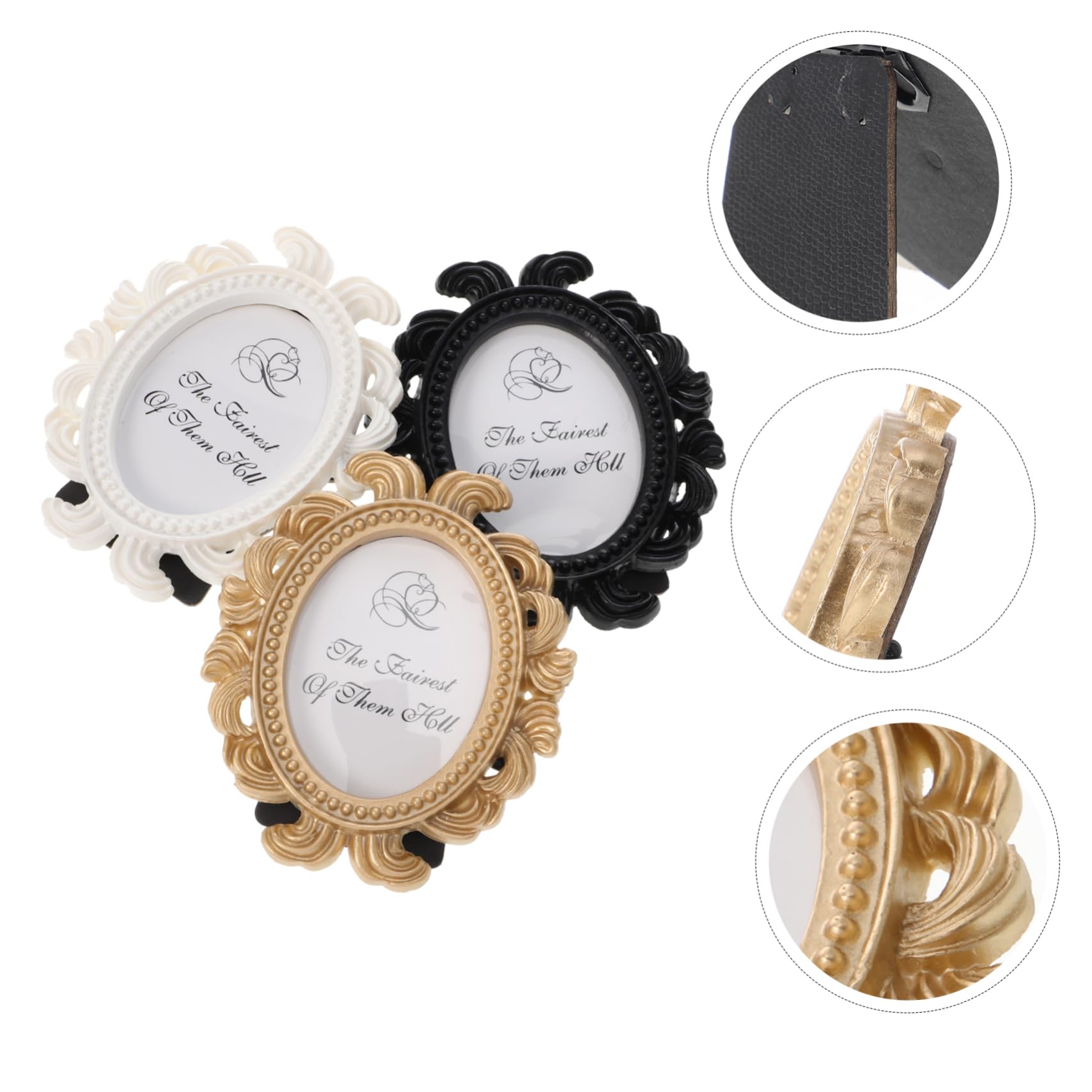 6stücke Teiliges Retro Bilderrahmen Hochzeitsdekoration Für Zuhause Kreative Fotohalterung Und Elegante Tischdeko Für Besondere Anlässe