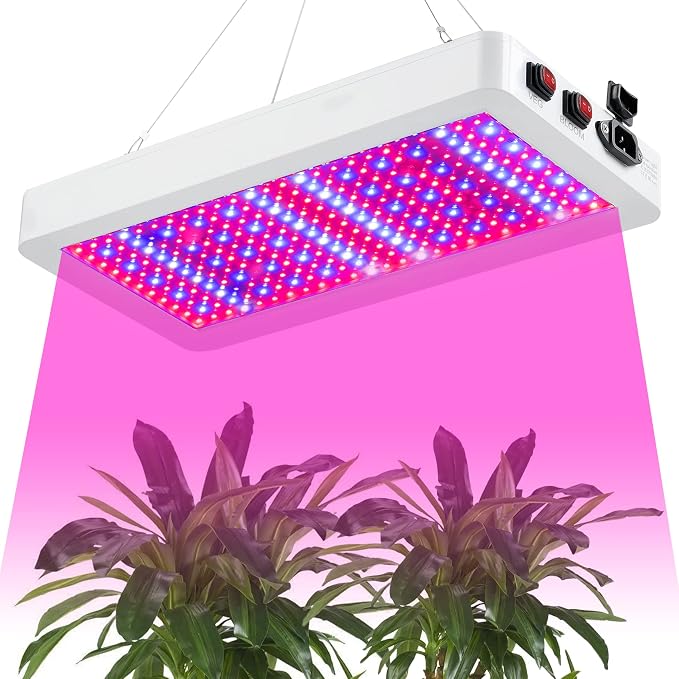 SERWING B1000W LED Plant Grow Light Dimmable Best Grow Lights