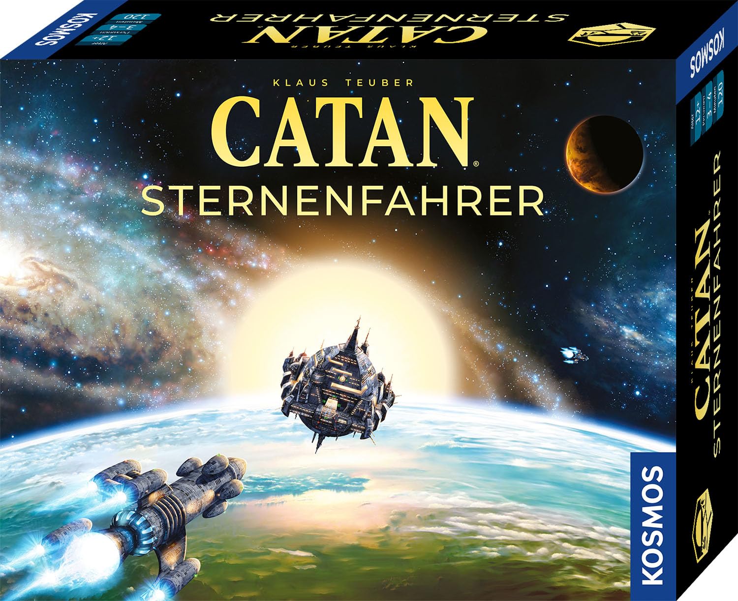 Kosmos Catan - Sternenfahrer, eigenständiges Brettspiel zum Klassiker Catan | Gesellschaftsspiel für 3-4 Personen ab 12 Jahre, Strategiespiel, Siedler von Catan