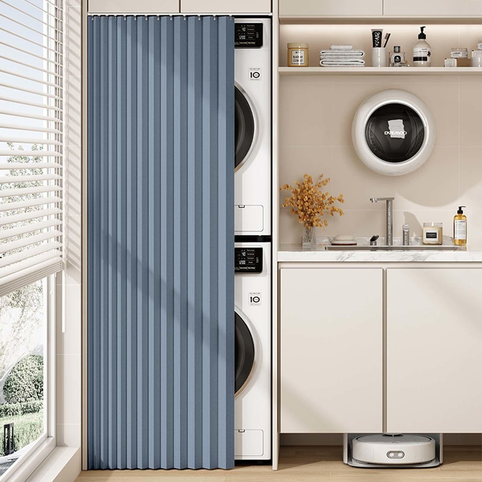 Cortina de Cocina Blackout 140x100cm - Sin Taladrar Ventana y Puerta Cortinas Cocina s Cortinas de Ventana para Cocina Cortinados Elegantes Decoración Práctica