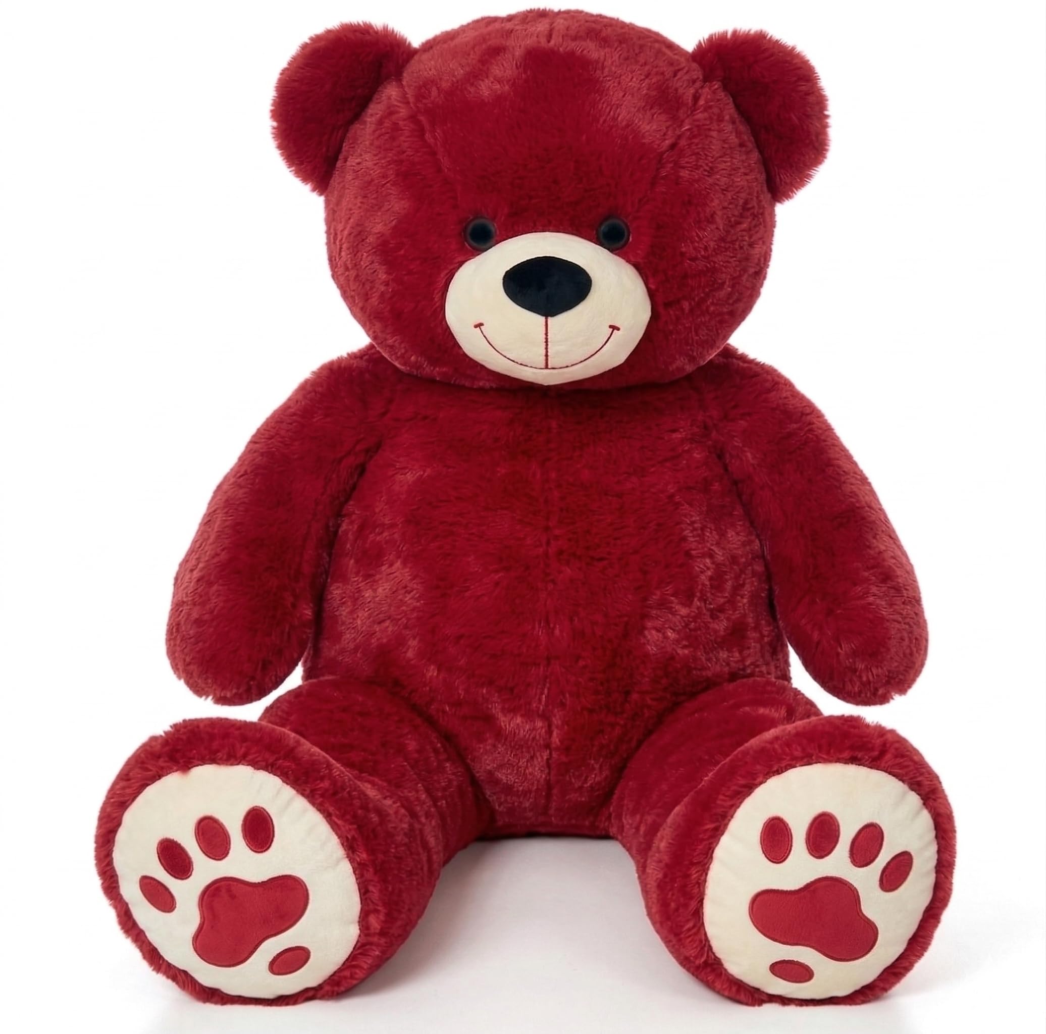3 Feet Giant Red Teddy Bear Soft Plush, Oversized Cuddly Stuffed Toy-picture-12