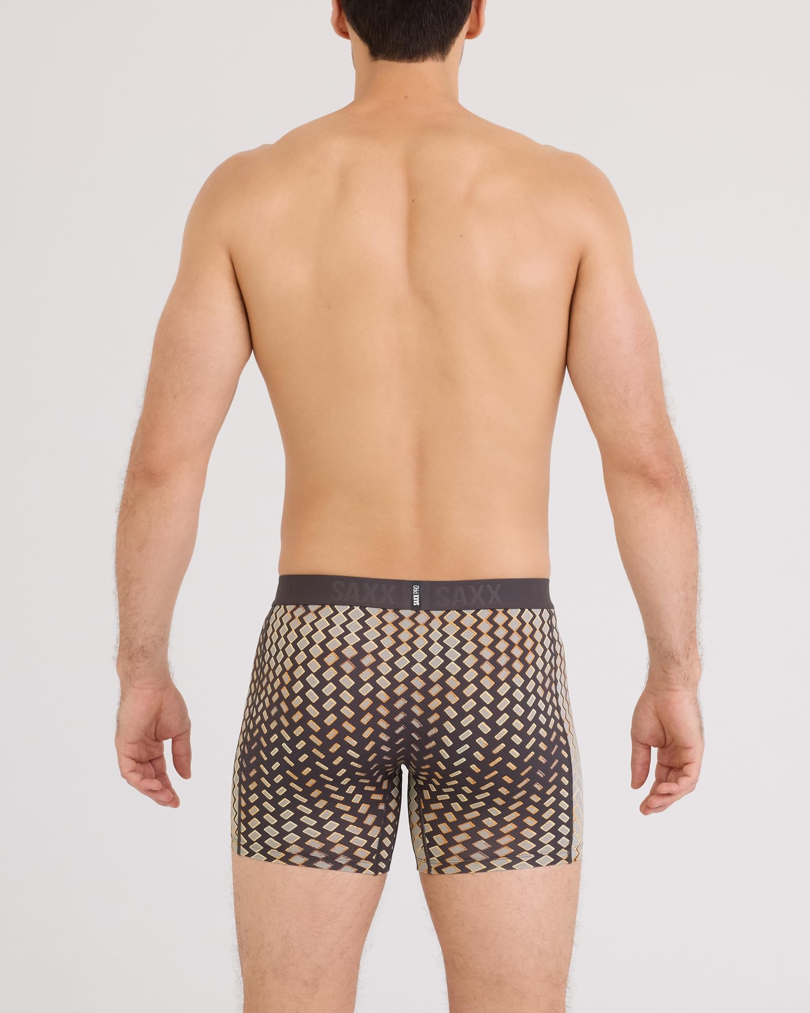 SAXX Underwear Co. Calzoncillos tipo bóxer de compresión suaves y flexibles para hombre, 6 pulgadas