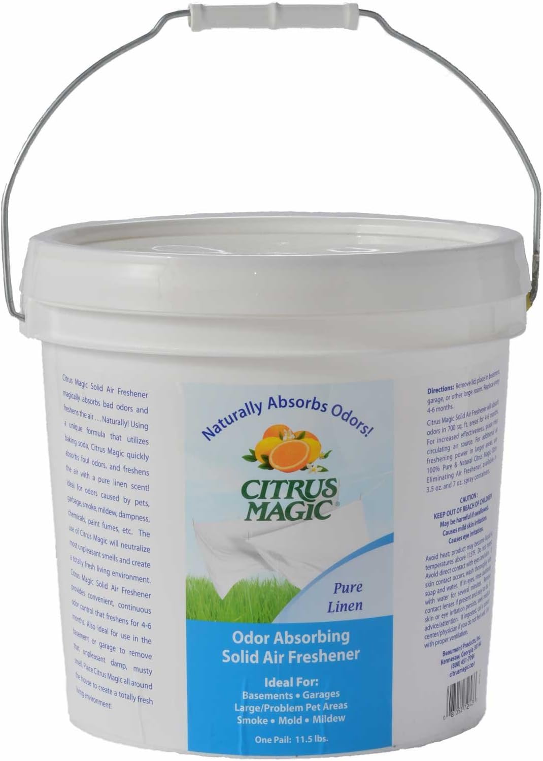 Citrus Magic Odor Absorbing Solid Air Freshener, Fresh Citrus, 11.5-Pound
