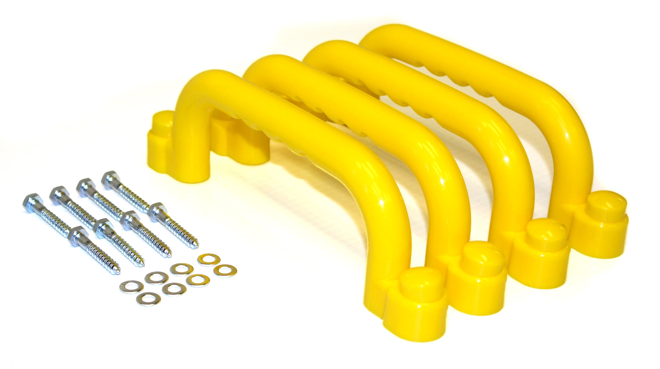 Eastern Jungle Gym Swing Set Accessory Bundle for Kids with Toy Telescope, Telephone, Plastic Wheel and Safety Hand Holds - Image 7