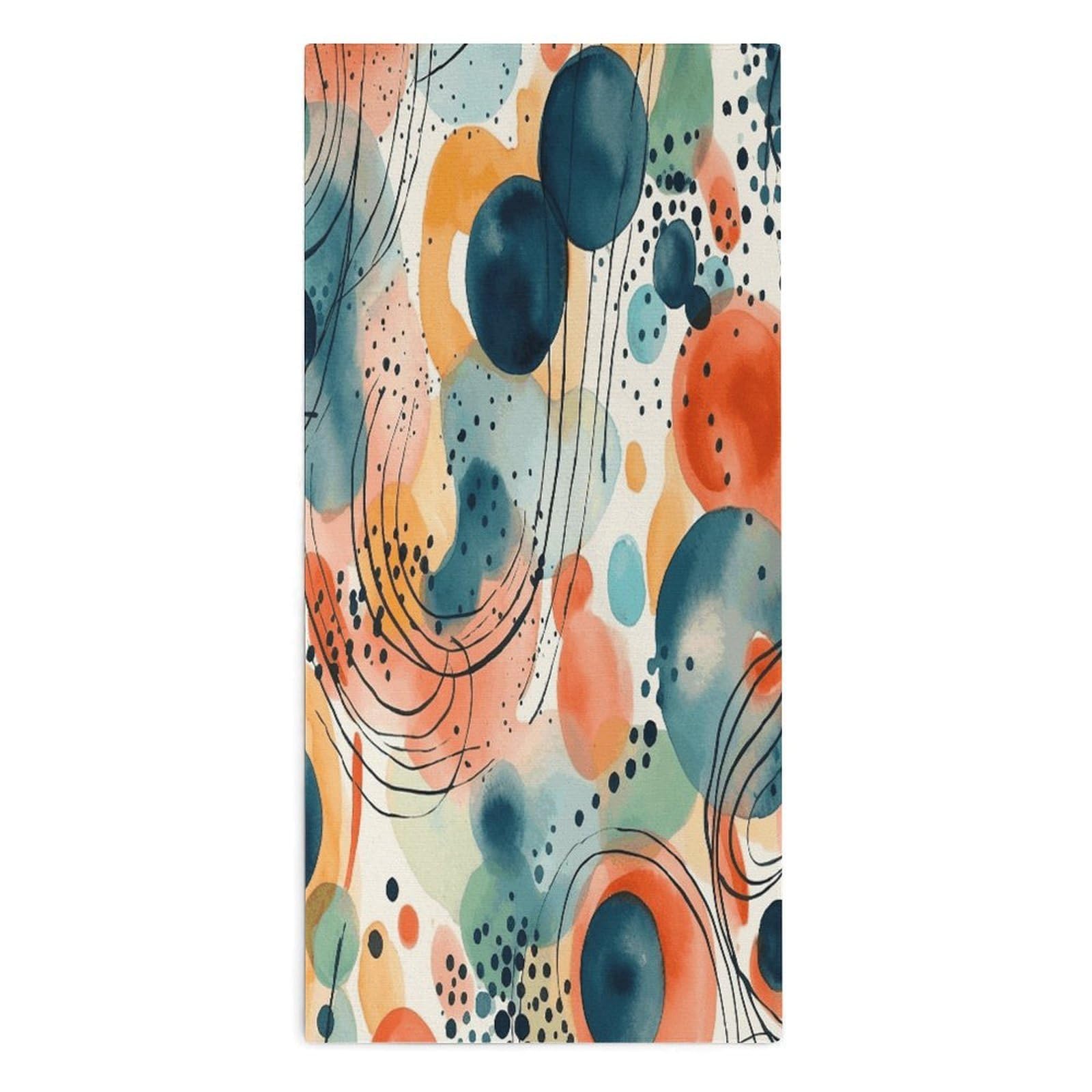 Btcowzrv Style Hand Drawn Pattern Bath Towel Beach Towels Shower Towel