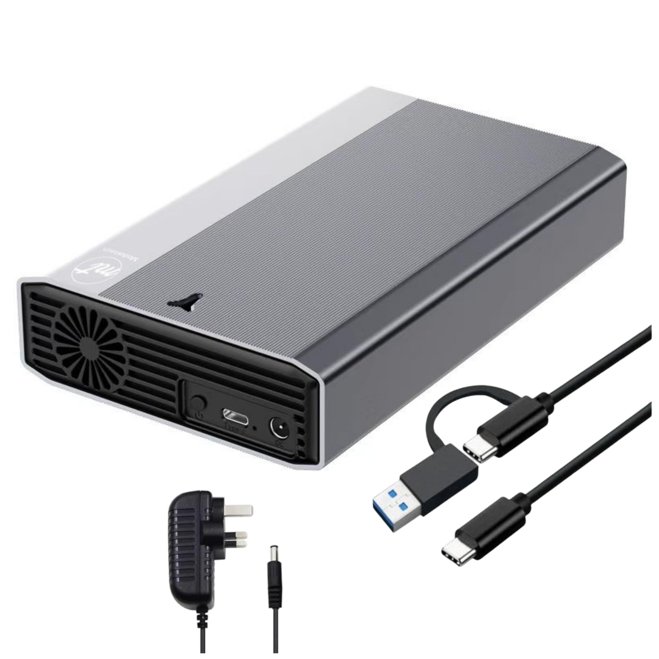 ModusTech 4TB External (DESKTOP) Hard Drive USB 3.1 Type-C - High-Speed Data Storage for PC, Mac, Laptops, and Gaming Consoles - Durable Design, Compatible with Windows, MacOS, Linux (4.0, TB)