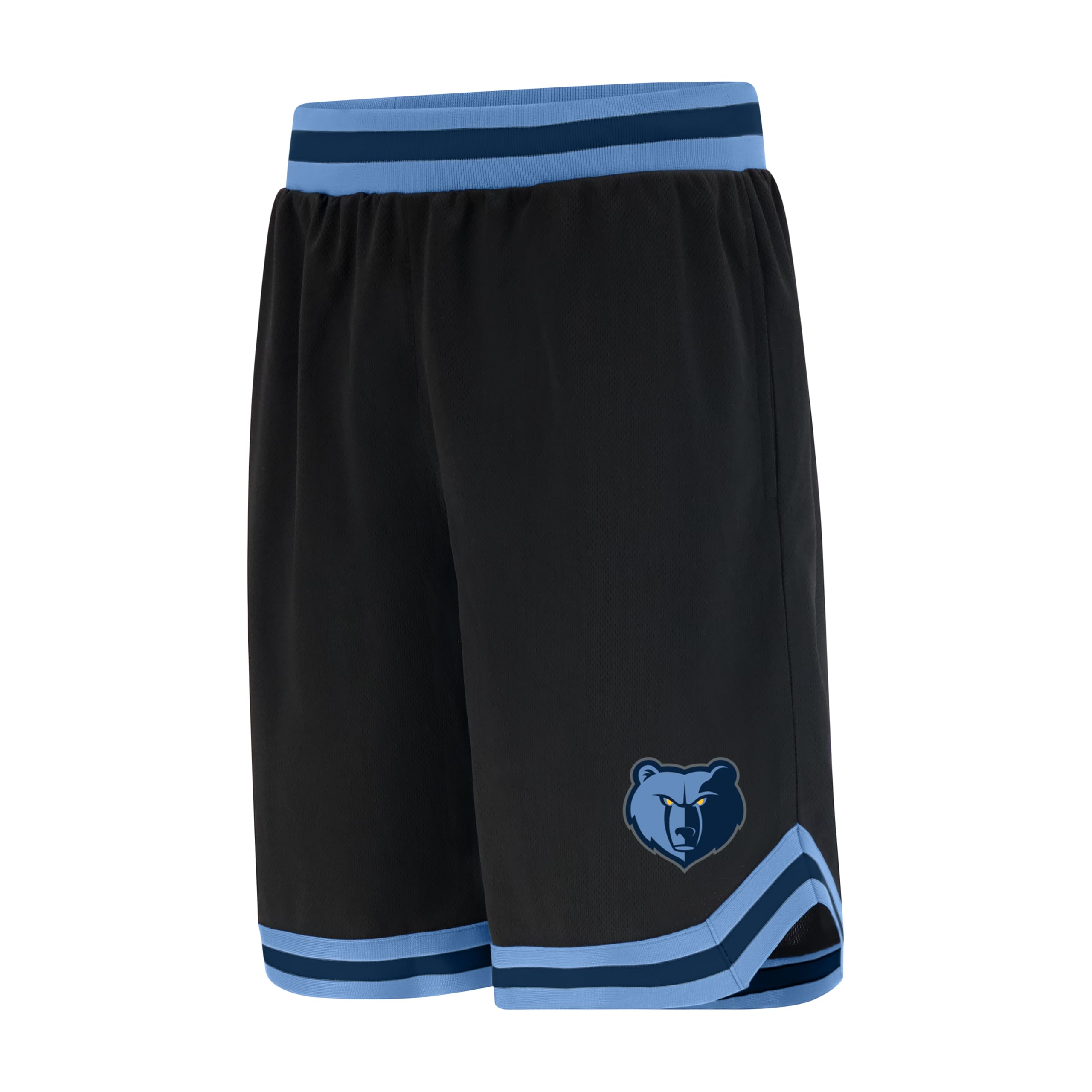 UNK NBA Ultra Game GSM3547F NBA Woven Team Logo Poly Mesh Basket Shorts Nero, Large