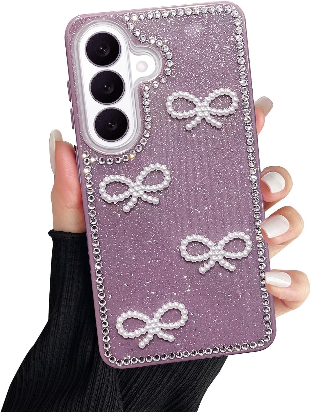 DIZORO for Samsung A37 Case,Cute Bow Tie Aesthetic Phone Case,Trendy Slim Hard IMD Shockproof Protective Bumper Designer Phone Back Cover for Women Girls - Wine discount deal