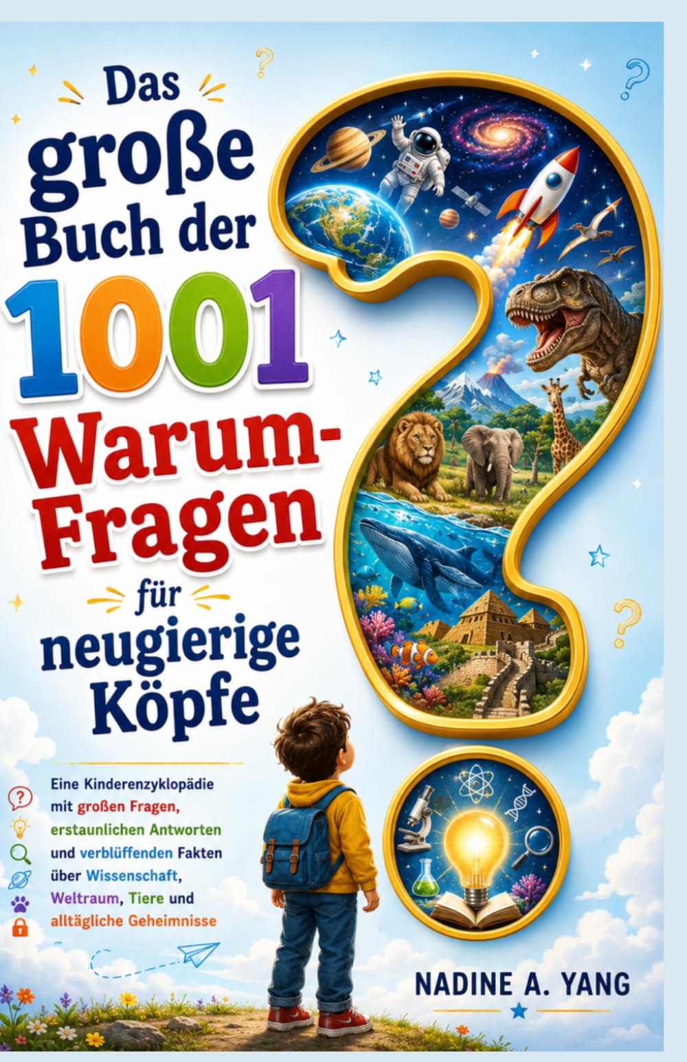 Das große Buch der 1001 Warum-Fragen für neugierige Köpfe: Eine Kinderenzyklopädie mit großen Fragen, erstaunlichen Antworten und verblüffenden Fakten ... Weltraum, Tiere und alltägliche Geheimnisse