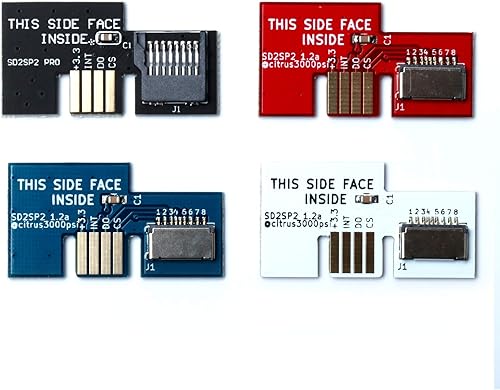 Miniatura 7 de HUAYUWA Kits de actualización de juego (blanco, versión NTSC-U) se adapta a Gamecube SD2SP2 Mircro adaptador de tarjeta SD SDLoad SDL TF lector de