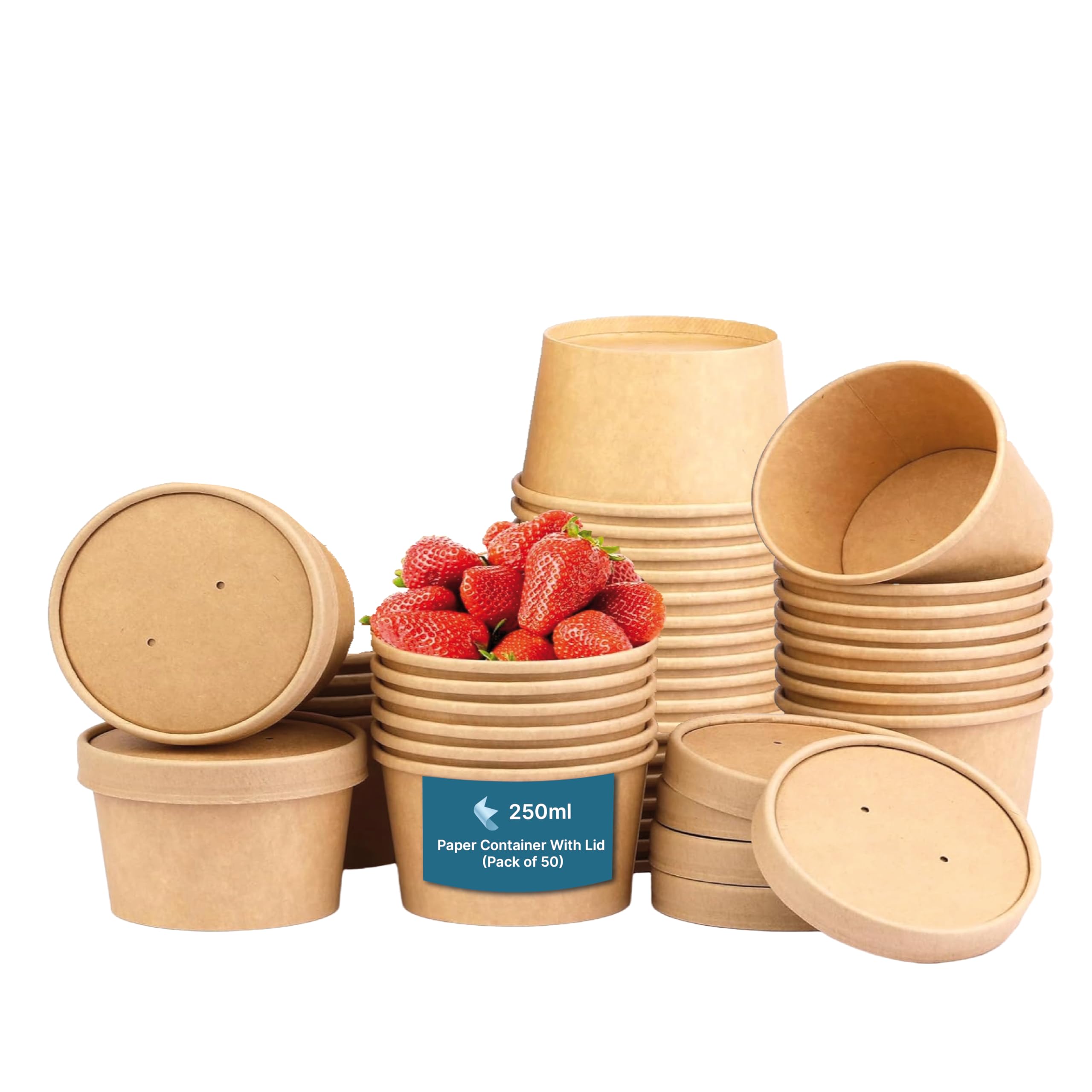Eco-Friendly Paper Food Containers with Lids -30
