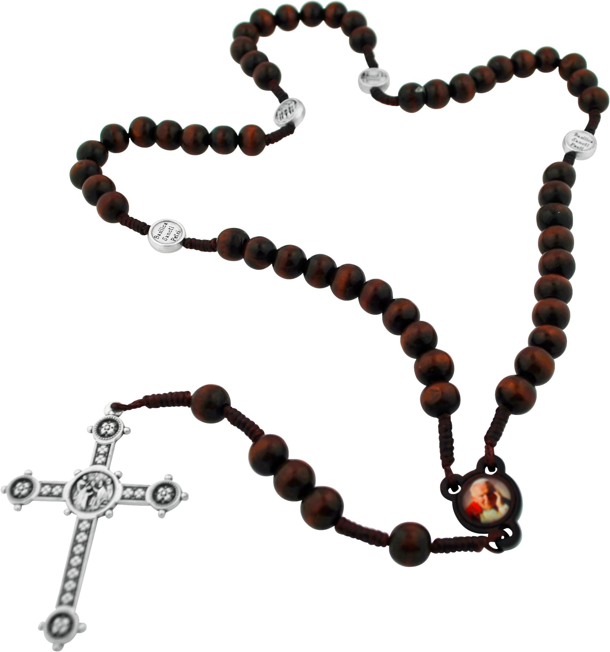 Basilicas of Rome Rosary with Booklet by Vatican Imports