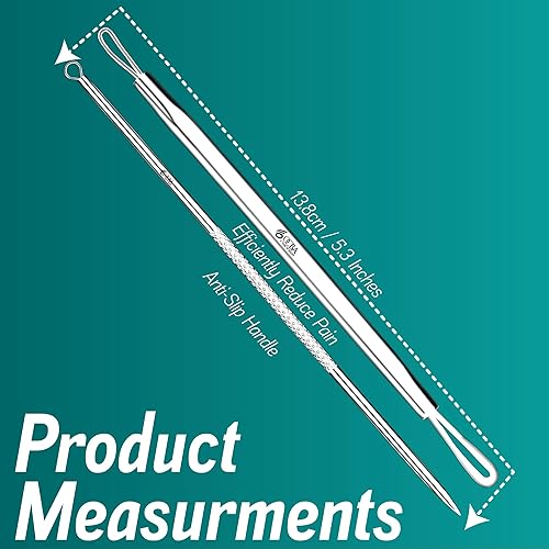 Miniatura 5 de 2 unidades de removedor de puntos negros profesional para el cuidado de la piel, herramienta removedor de puntos negros para imperfecciones,