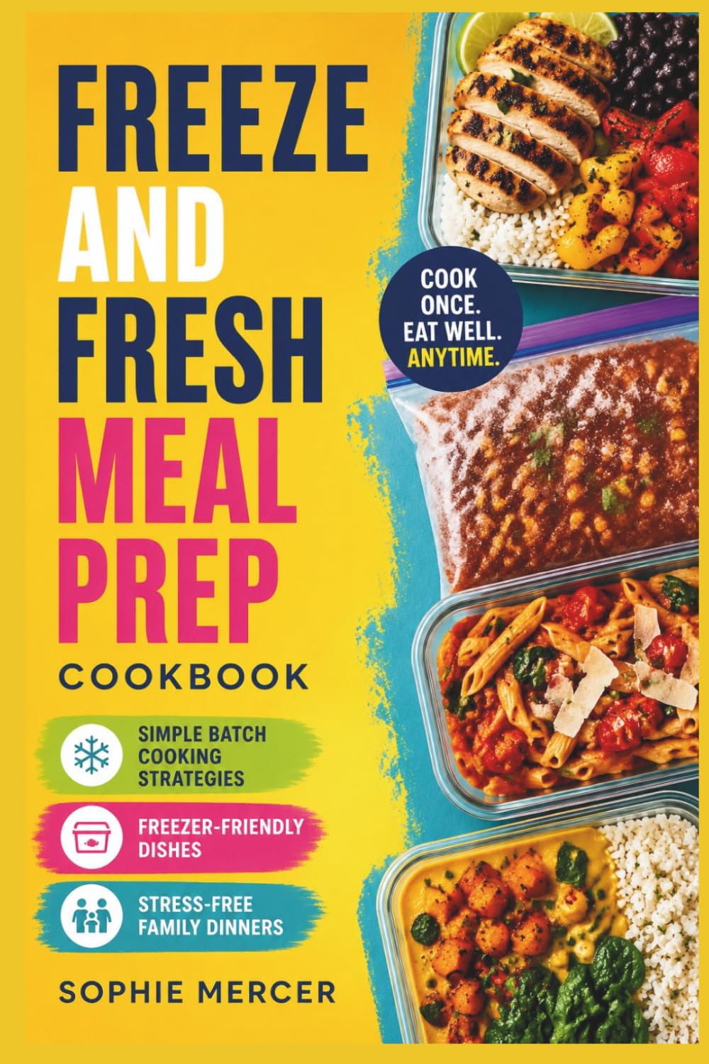 Freeze and Fresh Meal Prep Cookbook: Simple Batch Cooking Strategies, Freezer-Friendly Dishes & Stress-Free Family Dinners
