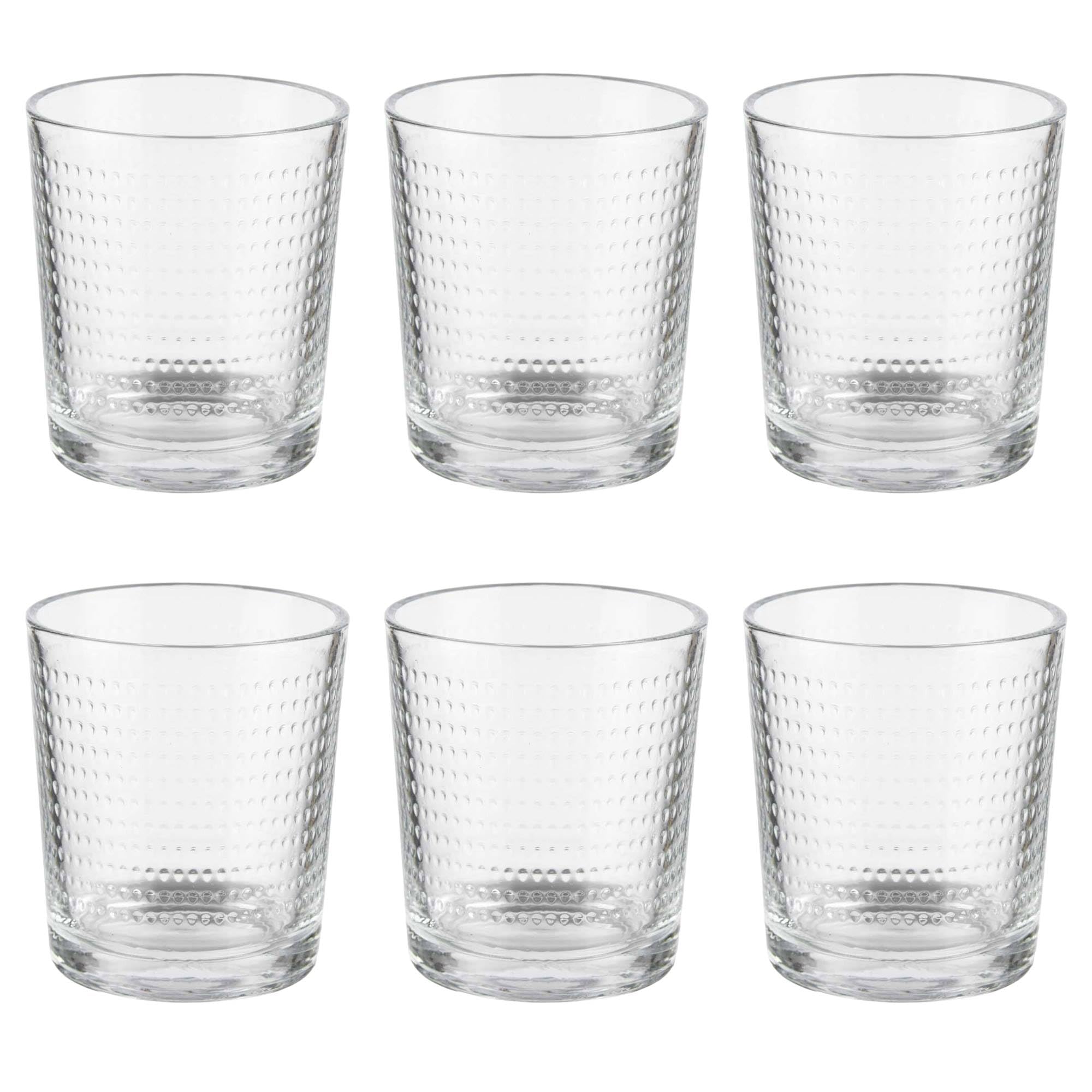 San Ignacio Set of 6 Glasses 266 ml dots nilo Collection VIVALTO