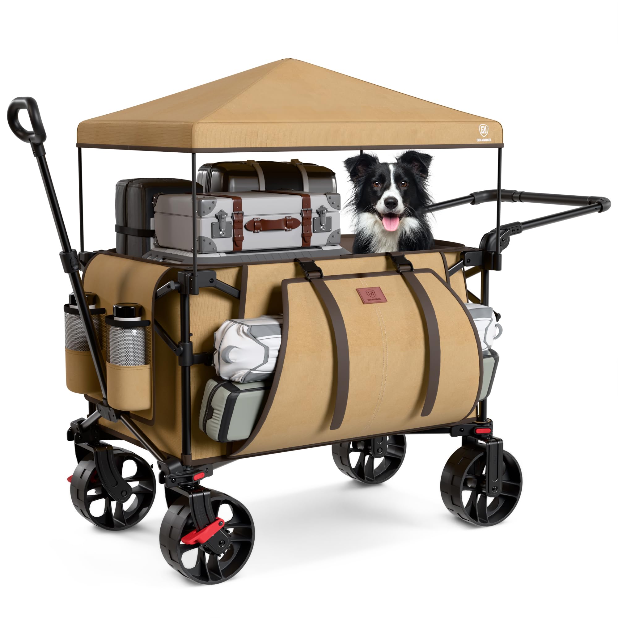 EVER ADVANCED Folding Push Wagon