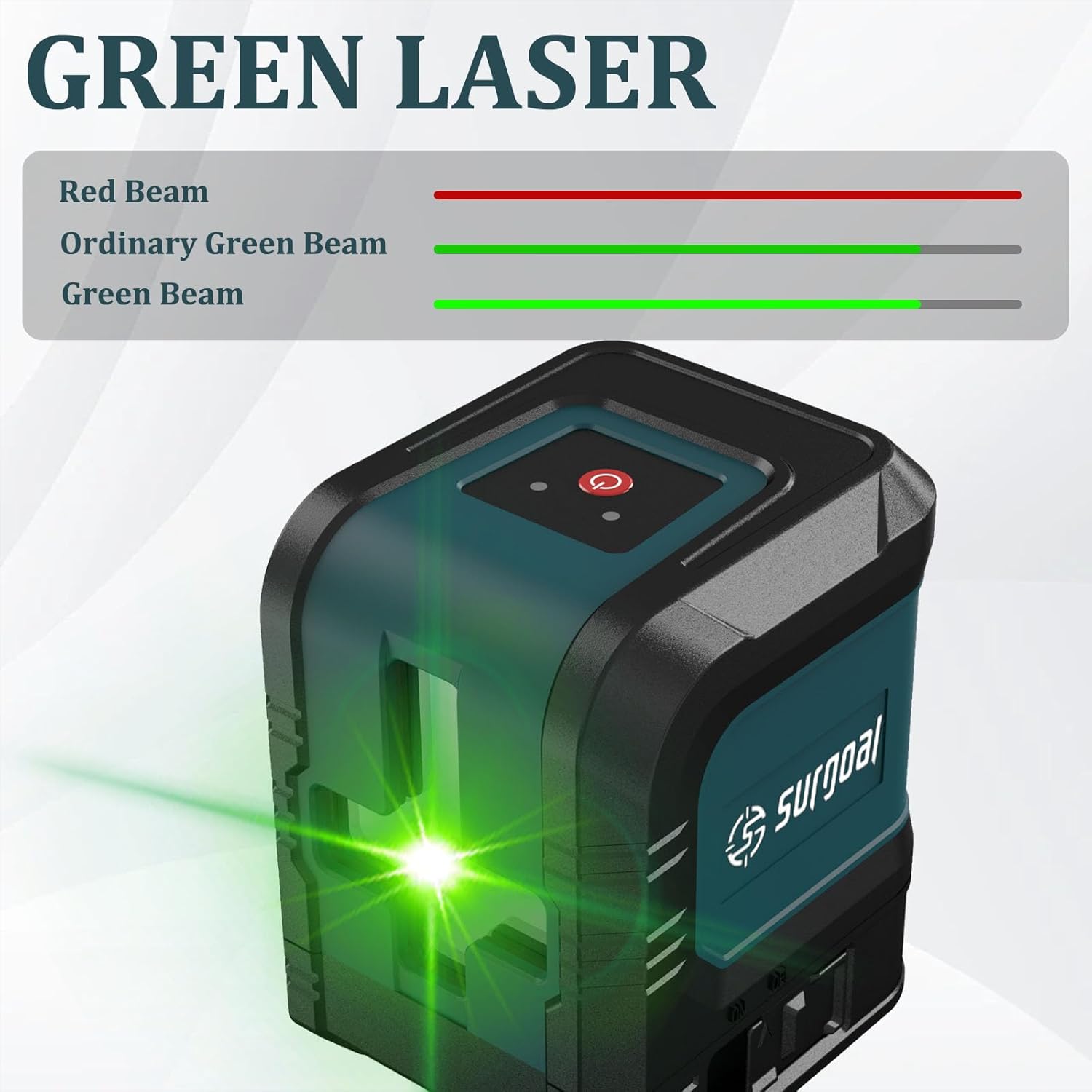 Green Laser Level with 55in Tripod, USB-C Charging 100FT Auto-leveling Cross Line Laser, Small, Accurate & Rechargeable with Magnetic Bracket, Carrying Pocket for Picture Hanging Home DIY Project