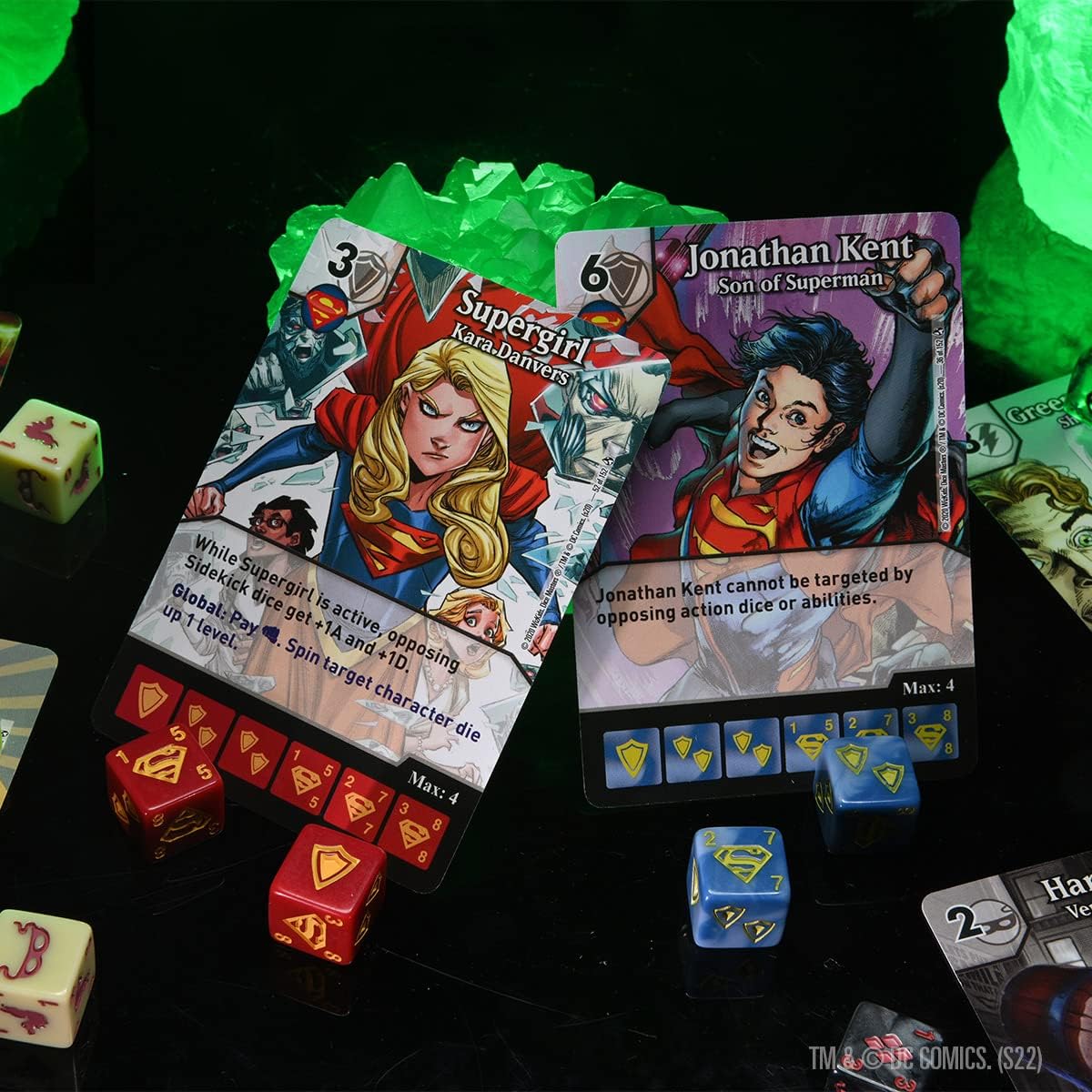 WizKids DC Dice Masters: Superman Kryptonite Crisis Countertop Display