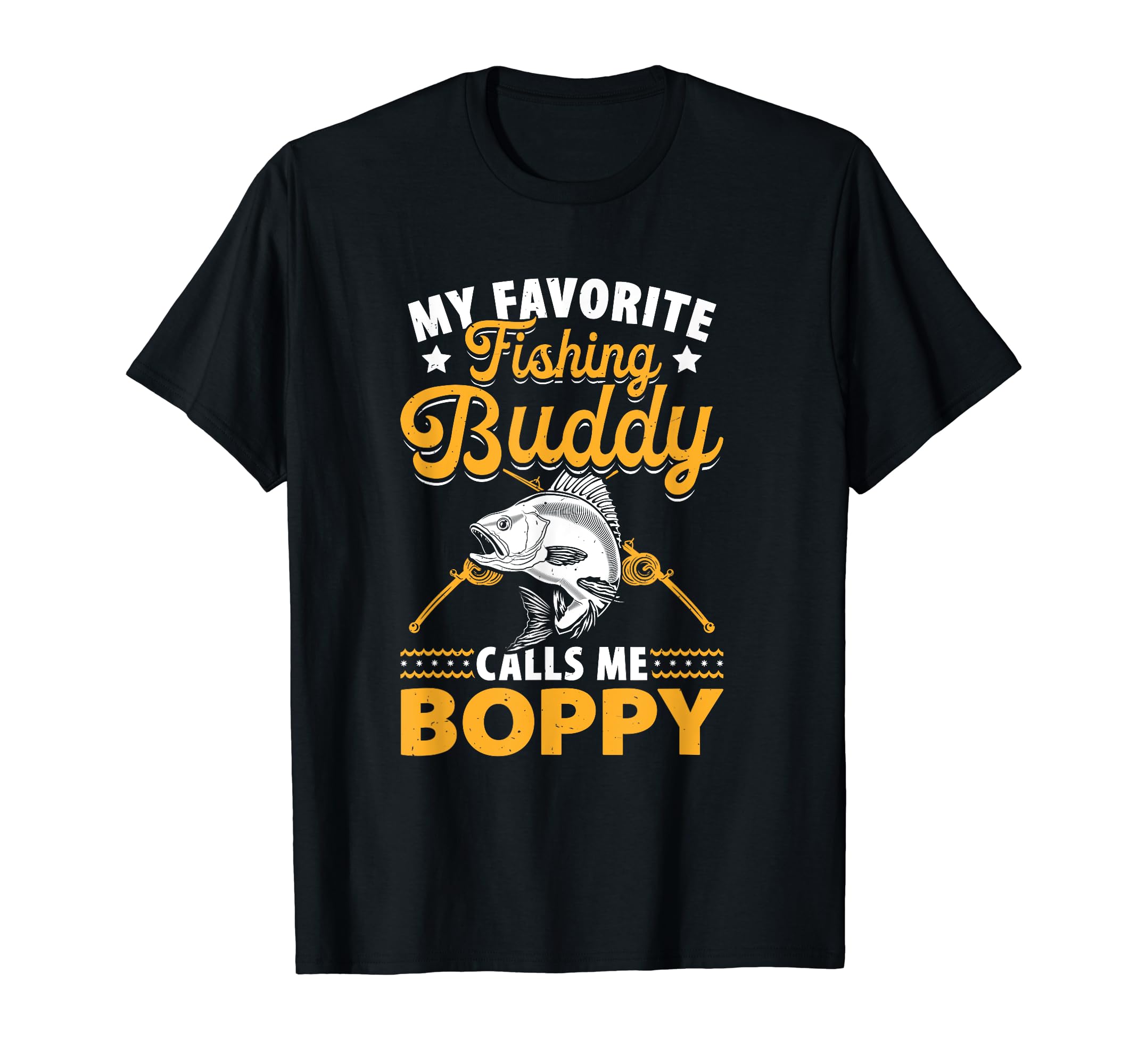 Grandparents Day Apparels Fishing BoppyFishing Grandpa - Boppy Fishing Buddy - Fishing Boppy T-Shirt