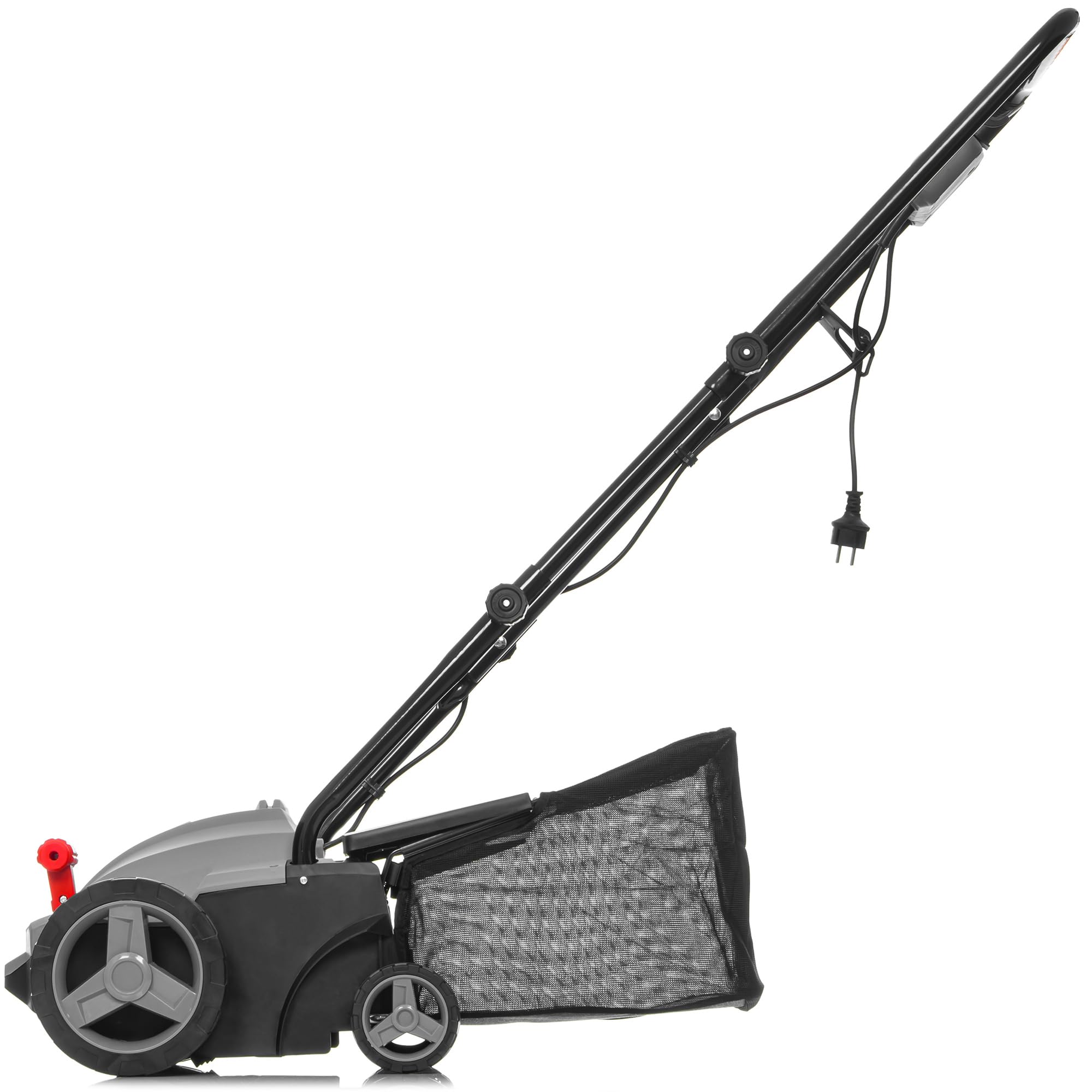 LEHMANN Alyssum - Escarificador de espuma (2 w1, 1500 W, escarificador eléctrico con ancho de trabajo de 32 cm, profundidad de trabajo ajustable en 4 niveles de -12 biz + 4 mm