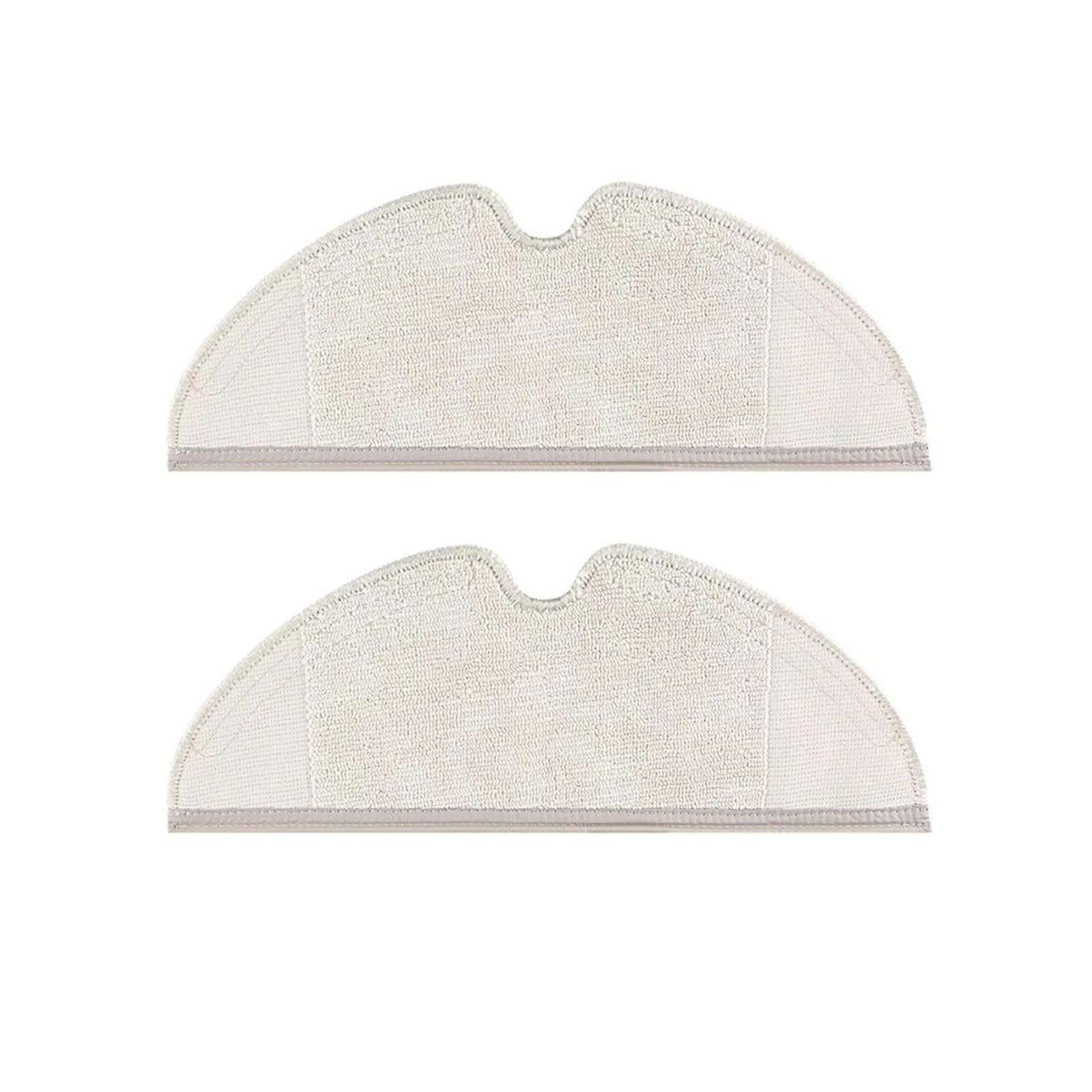 VIXWDRUTY Mop Pads Cloth Replacement，Compatible For Xiaomi，Compatible For Dreame，F9 D9 L10 Pro Robotic Vacuum Cleaner Parts Cleaning Pad Cloth(2PCS)