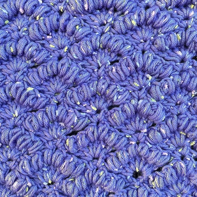 Image of Tweed Twinkles Soft Baby Yarn for Crocheting, 4-Pack (696Yds / 400G), Free Patterns - Acrylic Baby Blanket Knitting Yarn with Flecks - Size 3 DK Light Worsted Weight - Periwinkle Purple