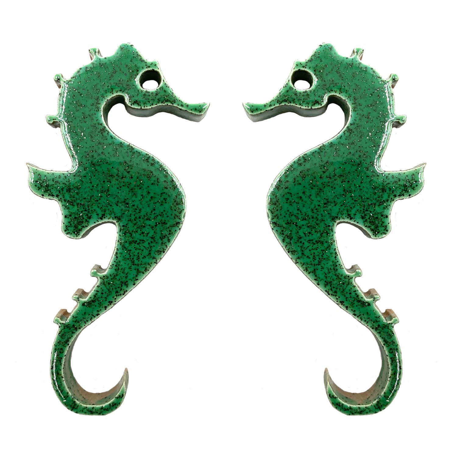 Aquatic Custom Tile Porcelain Swimming Pool Glitter Sea Horse Step Marker Mosaic (3.5