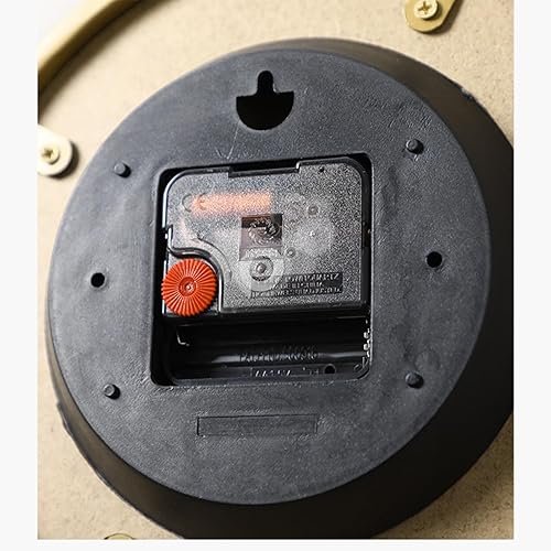 Miniatura 9 de Reloj de pared de metal moderno con atmósfera de lujo, 3D creativo de hoja de Ginkgo, reloj de pared silencioso para decoración del hogar y la