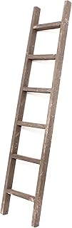 28 Vintage Bathroom Ideas Full of Timeless Charm 74 BARNWOODUSA Rustic Decorative Ladder - 100% Upcylced Wood (72