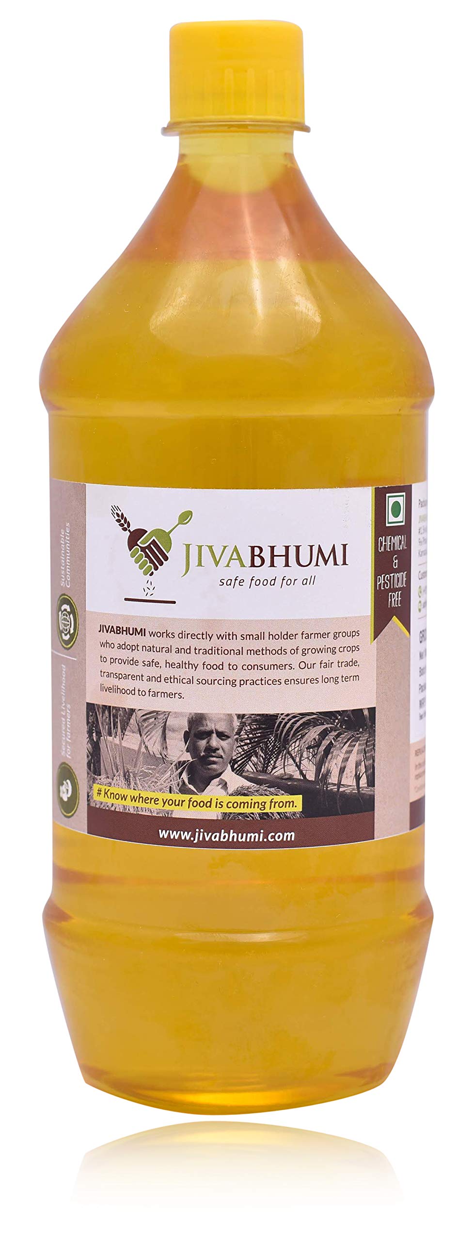 Jivabhumi Organic Cold Pressed Groundnut Oil (500ml) (B07HTBRHX1) Amazon Price History, Amazon Price Tracker
