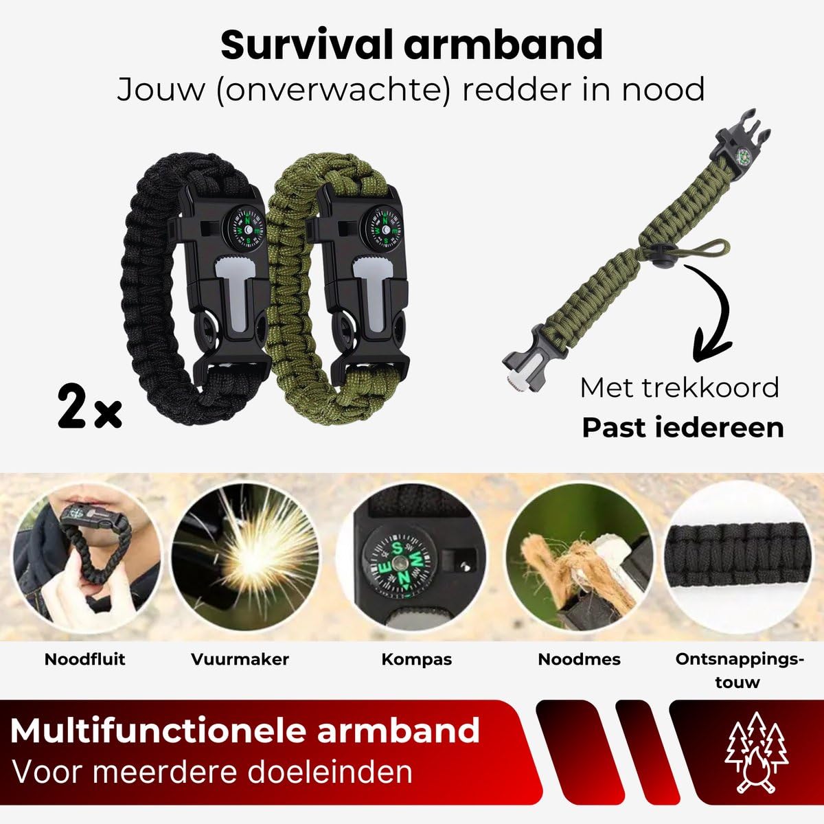 DreamGoods Notfall-Paket für Zuhause 72 Stunden - All-in-One-Überlebenspaket - für Krieg, Stromausfall & bei Katastrophen - 20.000mAh Notfall-Radio Solar Aufziehbar und Akku