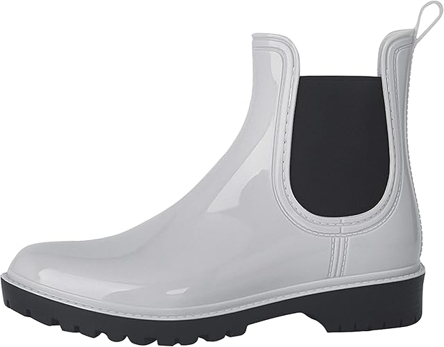 Amazon Ibaotty レディース メンズ レインシューズ おしゃれ 無地 サイドゴア レインブーツ 晴雨兼用 防水 梅雨 通勤 通学 すべりにくい ショートブーツ チェルシーレインブーツ Ibaotty シューズ バッグ