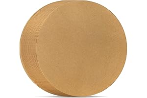 8 Inch Unbleached & Non-Stick Parchment Paper Rounds for Seamless Baking