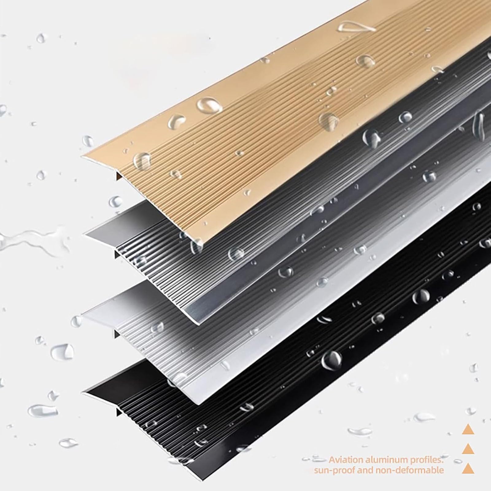 Rampa portátil de aluminio para silla de ruedas, superficie antideslizante para puertas, escalones y escaleras, ideal para uso doméstico, compatible con robot de barrido, duradera y segura