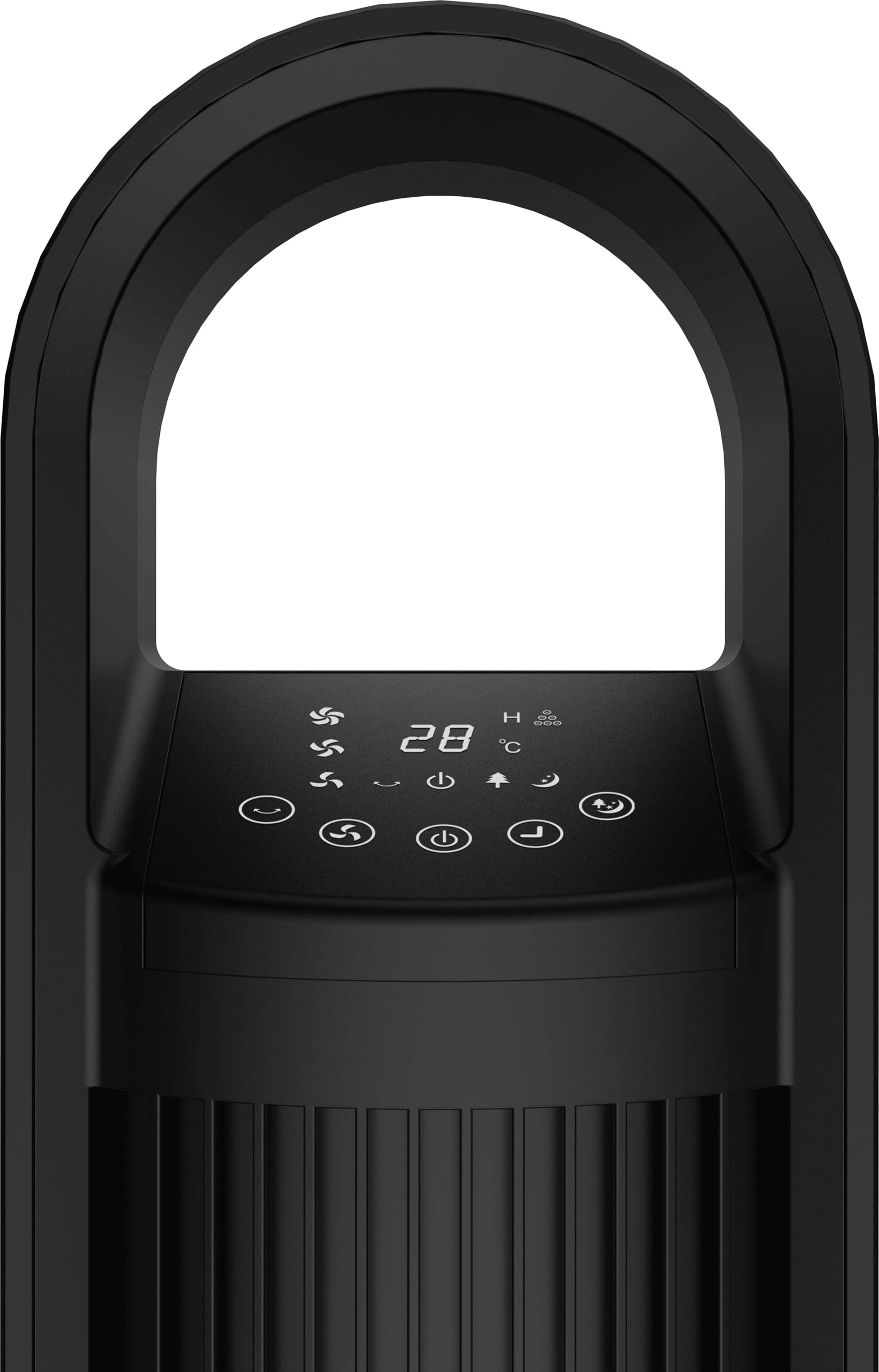 Megashopitalia Ventilatore a Torre 60W con Ionizzatore Telecomando Oscillazione Timer 12 Ore