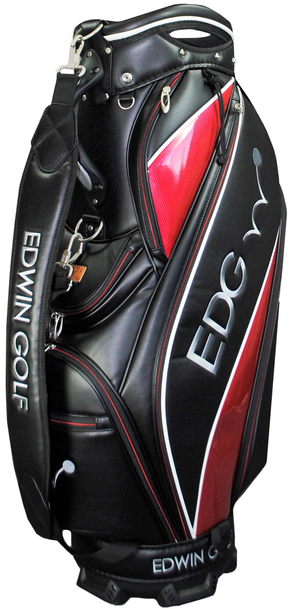Edwin Golf EDCB-3477 9.5 Caddy Bag, Black