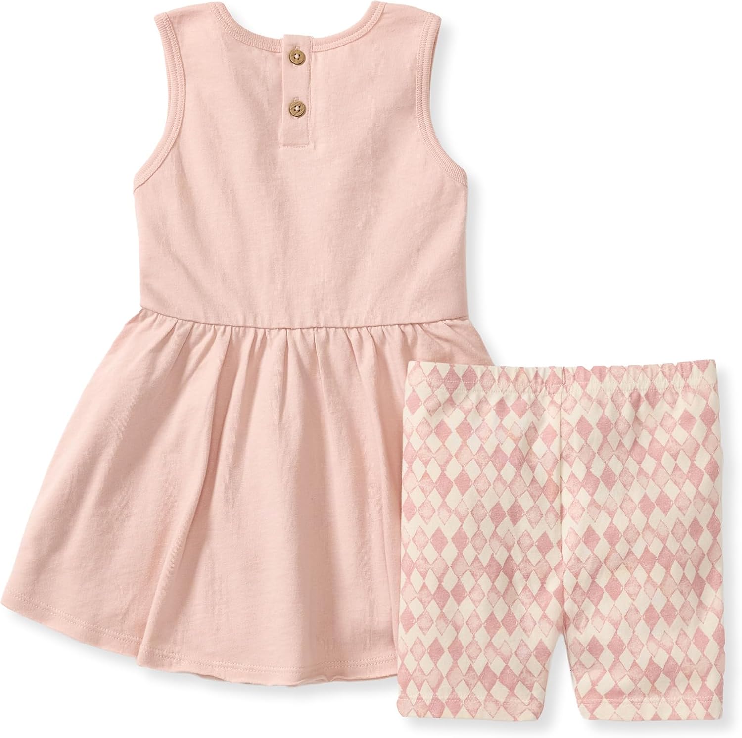 Burt's Bees Baby Baby Girls' Top and Pant Set, Sleeveless Tunic and Leggings Bundle, 100% Organic Cotton