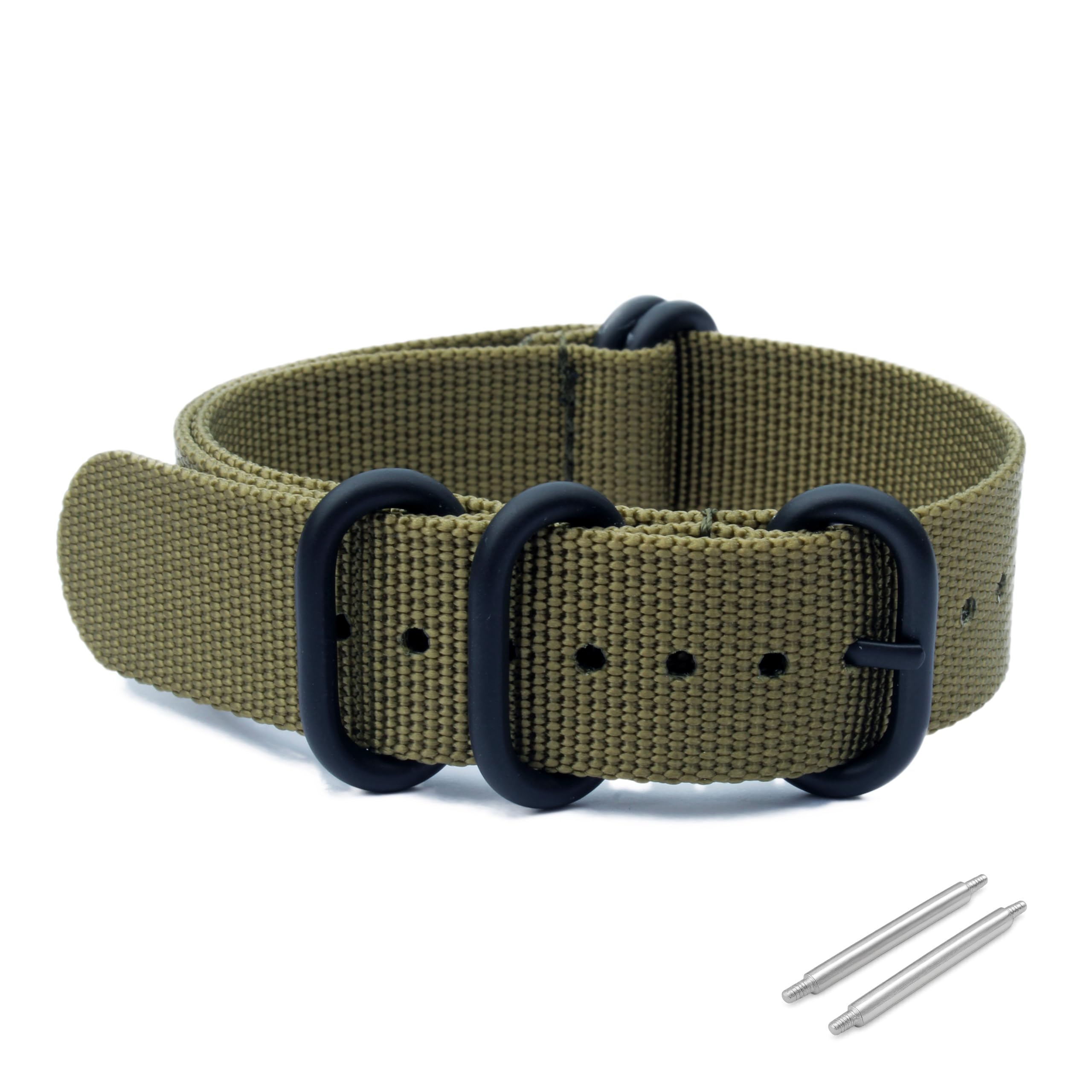 WAMD Zulu Nylon Watch Strap/Watch Band - 18mm, 20mm and 22mm Zulu Nylon Watch Strap - Multicolor Options