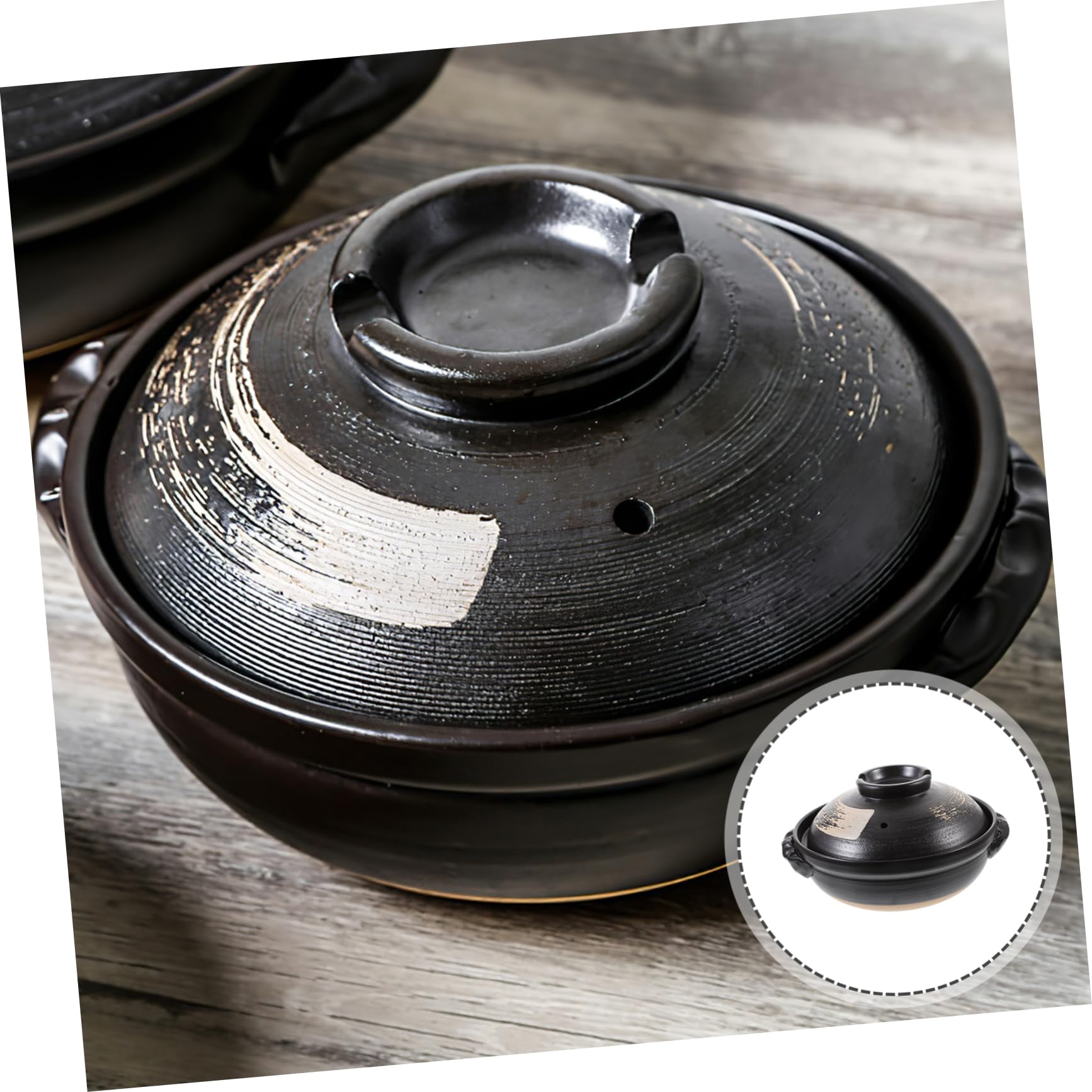 STOBAZA 1 faitout en céramique de 900 ml, couleurs assorties, idéal pour la cuisine à la maison, la soupe et les cocottes pour une utilisation sur la cuisinière