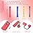 WILLBOND 72 Pieces Hair Perm Rods Set, Short Plastic Perming Rods Cold Wave Roller 4 Sizes Hair Curling Rollers with 1 Piece Steel Pintail Comb for Hairdressing Styling (Short)